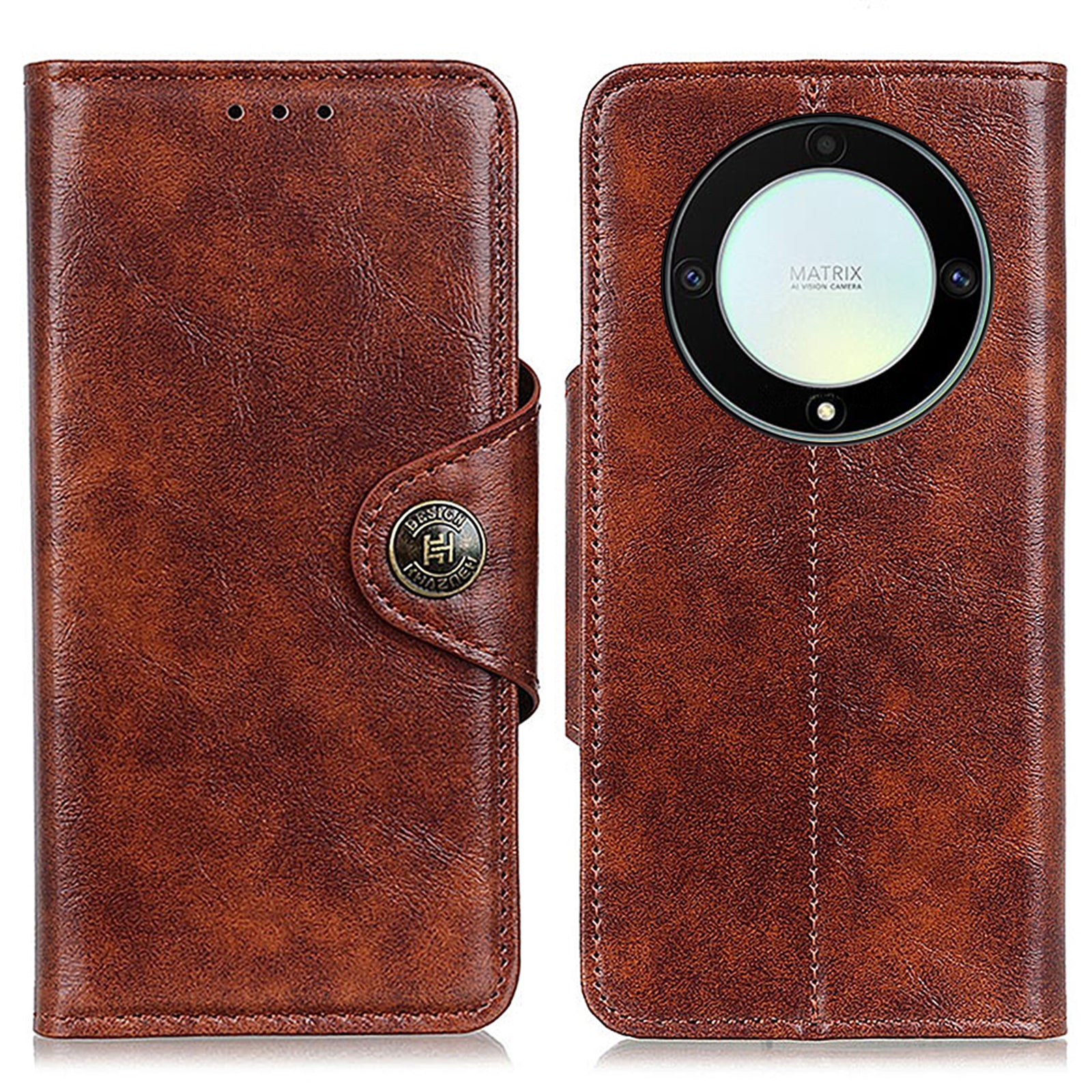 KHAZHEN For Honor X9a 5G X40 5G Magic5 Lite 5G Phone Cover PU Leather Wallet Stand Phone Case KHAZHEN For Honor X9a 5G X40 5G Magic5 Lite 5G Phone Cover PU Leather Wallet Stand Phone Case